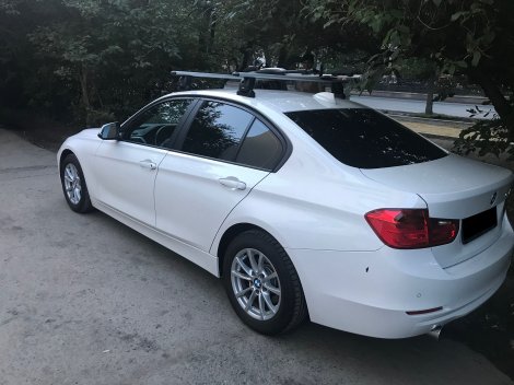 Багажник MontBlanc на аэродинамических дугах для BMW 3-Series седан (2012-2018)