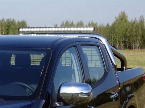 Дуги в кузов TCC с защитой стекла и светодиодной фарой для Fiat Fullback
