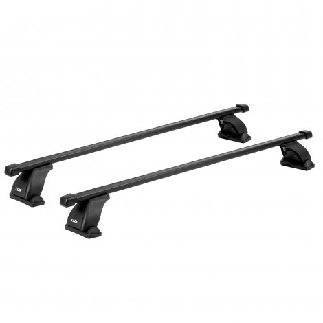 Багажник LUX на прямоугольных дугах для  Hyundai Solaris 5-дв хетчбэк (2011-2015)