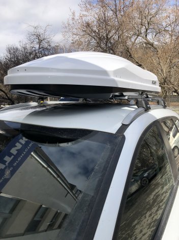 Багажник Turtle AIR-2 Silver на аэродинамических дугах для Kia Ceed универсал (2019-н.в.)