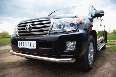 Передняя защита Russtal для Toyota Land Cruiser 200 (2012-2015)