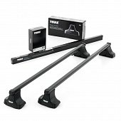 Багажник Thule SquareBar на стальных дугах для Ford Fusion 5-дв хетчбэк (2002-2005)