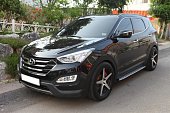 Пороги интегрированные для Hyundai Santa Fe (2012-2015)