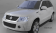 Пороги алюминиевые (Corund Black) для Suzuki Grand Vitara
