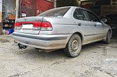 Фиксированный фаркоп NTB для Nissan Sunny 2WD (1998-2004) с правым рулем