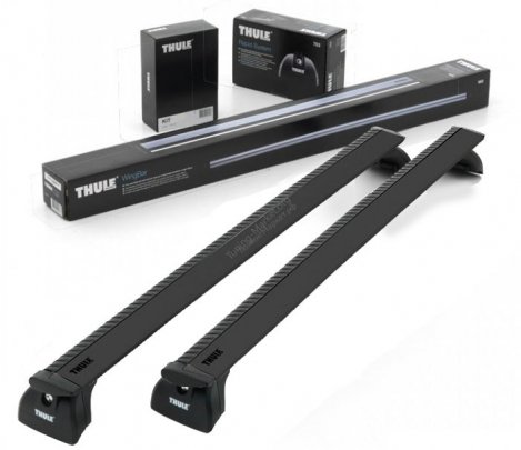 Багажник Thule WingBar Black на аэродинамических дугах для Honda Pilot