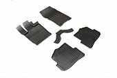 Коврики в салон Seintex Сетка для Audi A1 (8X) черные