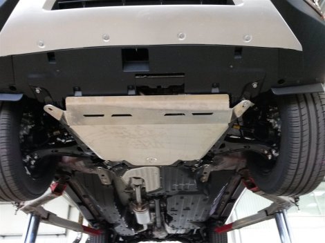 Алюминиевая защита картера и КПП АВС-Дизайн для Honda CR-V (2012-2018)