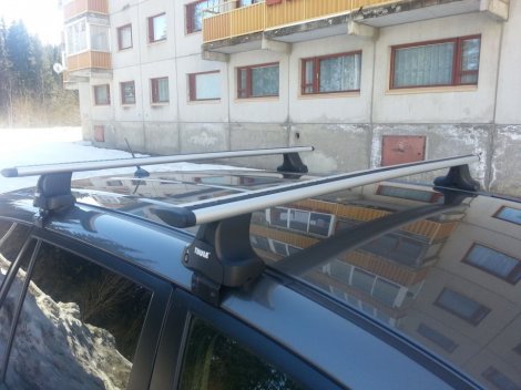 Багажник Thule WingBar на аэродинамических дугах для Toyota RAV 4 (2012-2019)