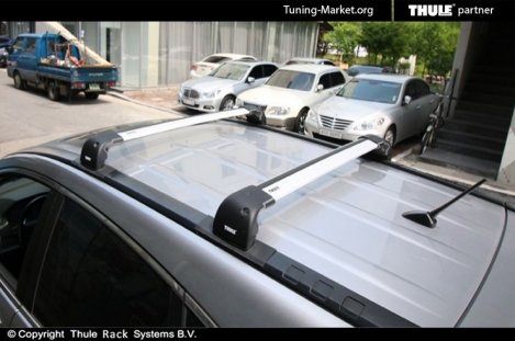 Багажник Thule WingBar Edge на интегрированных дугах для Honda CR-V (2007-2011)