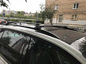 Багажник Turtle AIR-1 Black на аэродинамических дугах для Volkswagen Tiguan (2016-н.в.)