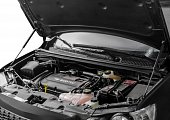 Газовые упоры (амортизаторы) капота АвтоУпор UCHAVE011 для Chevrolet Aveo (2011-2015)