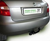 Фиксированный фаркоп Leader Plus S102-A для Skoda Fabia II хэтчбек