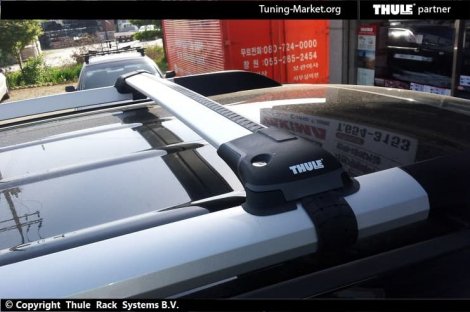 Багажник Thule WingBar Edge на интегрированных дугах для Kia Mohave