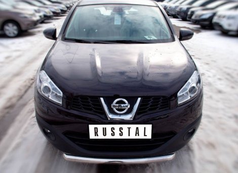 Передняя защита Russtal для NIssan Qashqai (2010-2013)