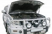Газовые упоры (амортизаторы) капота Rival 2A.ST.4107.1 для Nissan Navara (2004-2014)