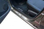 Накладки на пороги PTGroup LLA220401 для Lada Largus/Largus Cross
