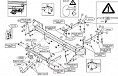Фиксированный фаркоп Brink для Land Rover Range Rover Sport