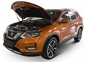 Газовые упоры (амортизаторы) капота для Nissan X-Trail T32(2015-2022)Автоупор UNIXTR031
