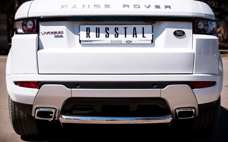 Защита заднего бампера D76 "RUSSTAL" для Land Rover Evoque Dynamic