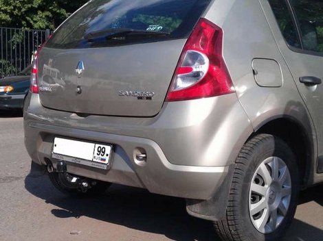 Фиксированный фаркоп Baltex для Renault Sandero