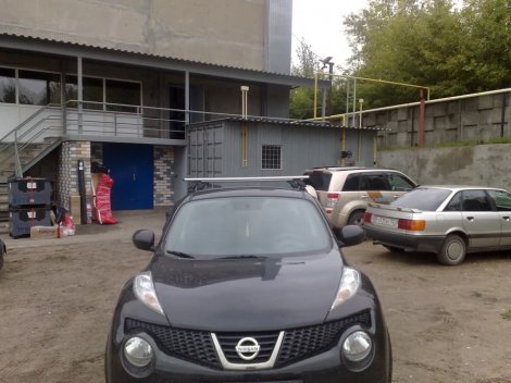 Багажник LUX на аэродинамических дугах для Nissan Juke (2010-2019)