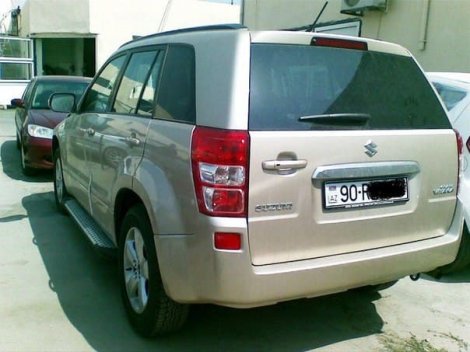 Пороги алюминиевые (Sapphire Silver) для Suzuki Grand Vitara
