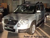 Пороги алюминиевые (Alyans) для Skoda Yeti
