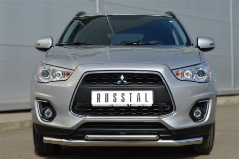 Передняя защита Russtal для Mitsubishi ASX (2012-2015)