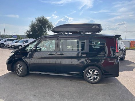 Бокс на крышу LEVEL 600 Черный матовый (220х80х45 см)