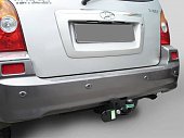 Фиксированный фаркоп Leader Plus H218-FC для Hyundai Terracan