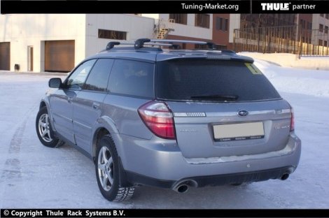 Багажник Thule WingBar Edge на интегрированных дугах для Subaru Outback (2003-2009)