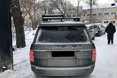 Багажник Евродеталь и лыжное крепление Thule SnowPack 7325 на Land Rover Range Rover