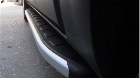 Пороги алюминиевые (Alyans) для Mitsubishi ASX