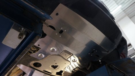 Алюминиевая защита картера и КПП АВС-Дизайн для BMW 7-Series (2008-2015)