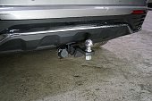 Съемный фаркоп TCC TCU00353 под квадрат 50х50 для Geely Monjaro