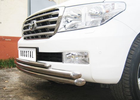 Передняя защита Russtal для Toyota Land Cruiser 200 (2007-2012)