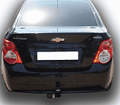 Фиксированный фаркоп Leader Plus C215-A для Chevrolet Aveo седан (2012-2015)