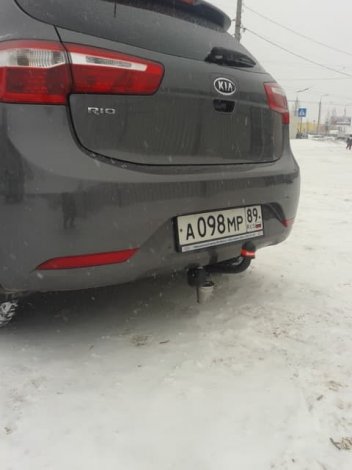 Фиксированный фаркоп Oris-Bosal для Kia Rio хэтчбек