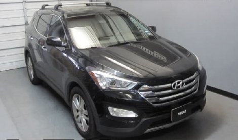 Багажник Thule WingBar Edge на интегрированных дугах для Hyundai Santa Fe (2012-2015)