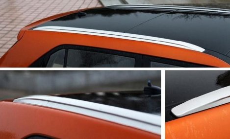 Рейлинги на крышу OEM-Tuning для Hyundai Creta серый (2016-2021) серые