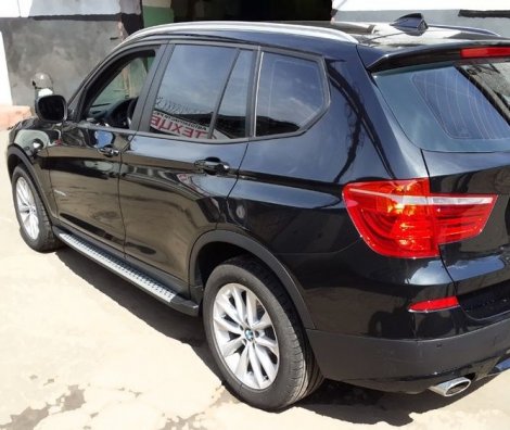 Пороги алюминиевые для BMW X3 (2010-н.в.)