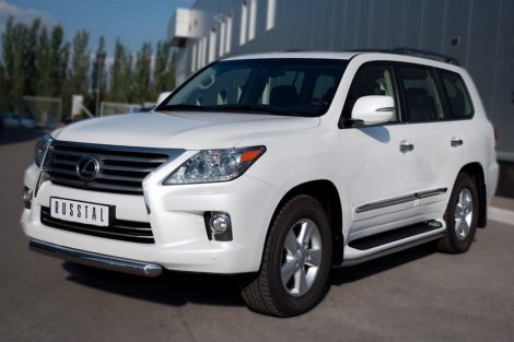 Передняя защита Russtal для Lexus LX570 (2012-2015)