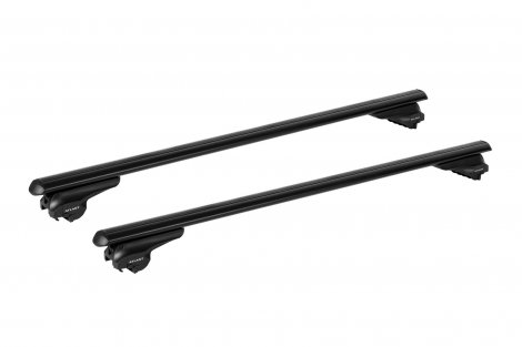 Багажник Атлант на черных аэродинамических дугах для Geely Cityray