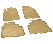 Ковры салонные полиуретан "NorPlast" для Chevrolet Captiva (2012-2018) бежевые