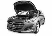 Газовые упоры (амортизаторы) капота Автоупор UHYI30012 для Hyundai i30 (2015-2017)