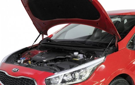 Газовые упоры (амортизаторы) капота Автоупор UKICEE012 для Kia Ceed (2012-2018)