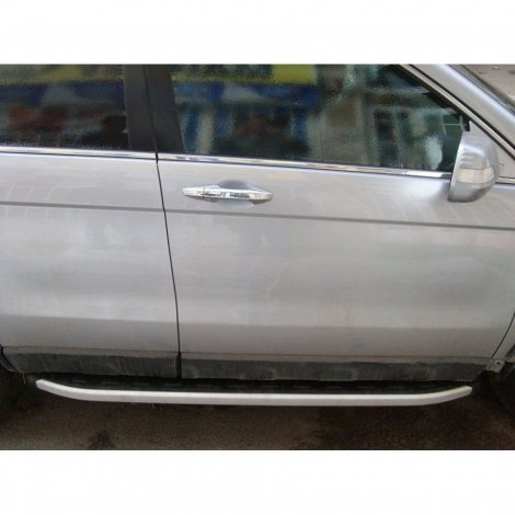 Пороги алюминиевые (Alyans) для Honda CR-V (2009-2012)