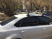 Багажник Атлант на аэродинамических дугах для Volkswagen Polo седан (2010-2020)