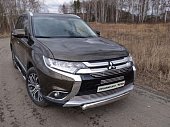 Передняя защита TCC для Mitsubishi Outlander (2015-2017)